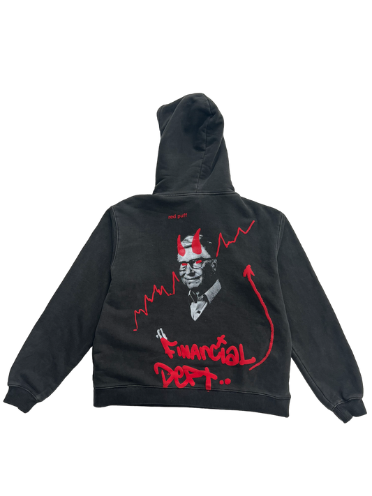 Financial Dept. Death To Gatekeepers Pullover Hoodie - Pepper Gray