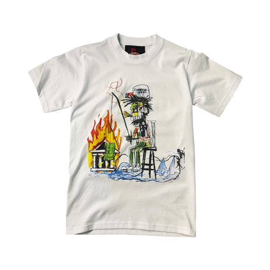 Financial Dept. Money is Bait Tee - Cream