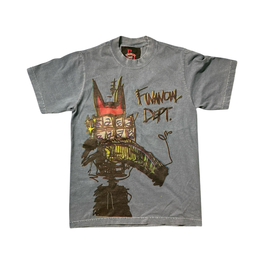 Financial Dept. x FuccLivv 2026 Tee - Washed Jean Blue