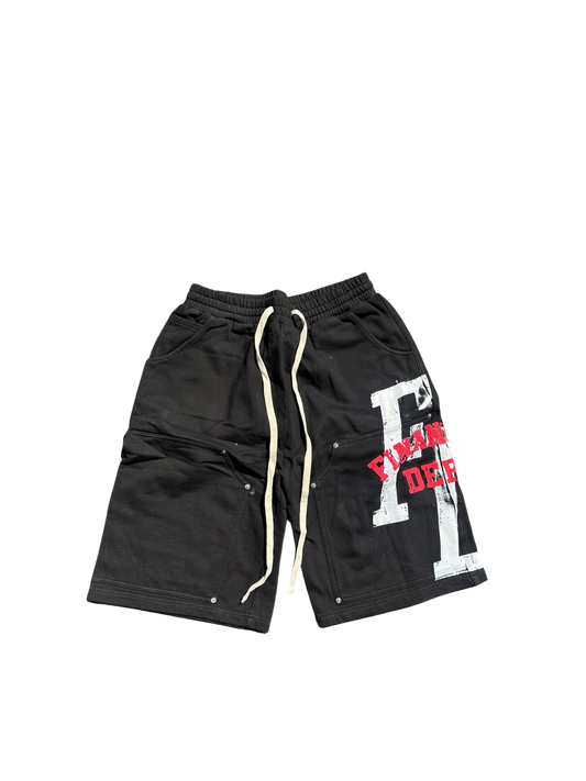 Financial Dept. FD Carpenter Shorts - Black
